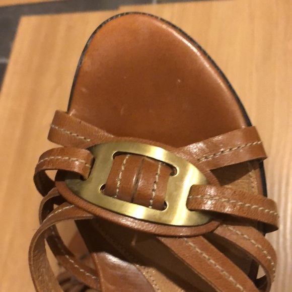 Brown sandal/wedge COMMA‘, EUR 38/US7, new, leather - Picture 9 of 9